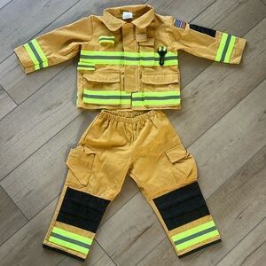 Halloween Costume Firefighter Toddler size 3/4